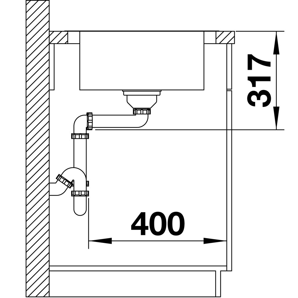 Кухонная мойка Blanco Dinas XL 6 S Compact 525121